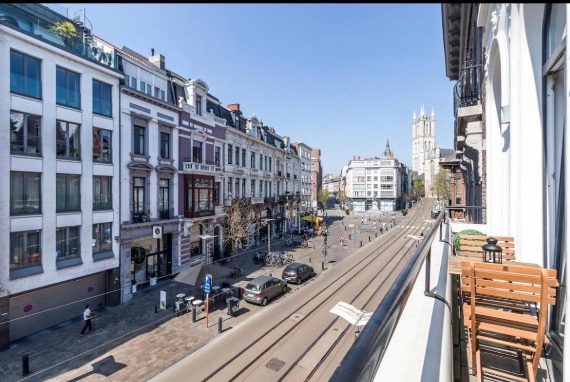 Modern Appartement In Hartje Gent Exteriör bild